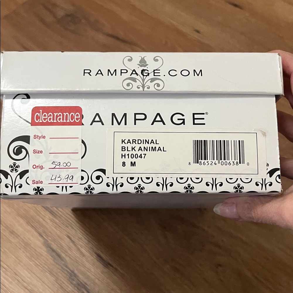 Rampage peep toe cork wedge, EUC, size 7.5 - Picture 4 of 4